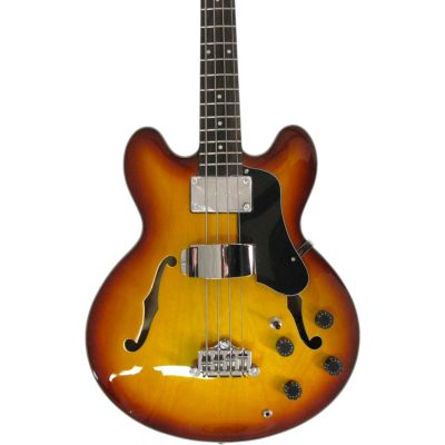 Custom Crown Vintage Sunburst EB2 Finish 4 String Bass