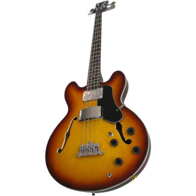 Custom Crown Vintage Sunburst EB2 Finish 4 String Bass - Image 3