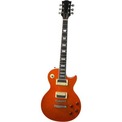 Custom Crown Slash Amber Flamed Maple Top Zebra Humbucker Pickups Guitar Alnico Pro - Image 3