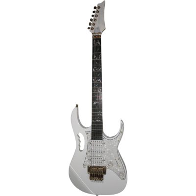 Custom Axis SVAI White Jem Floyd Rose Tremolo 6 String Electric Guitar - Image 8