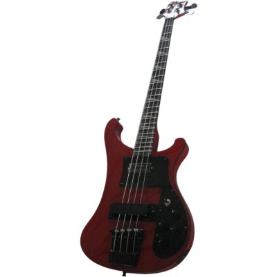 Custom Nova 4003 Red 4 String Bass - Image 5