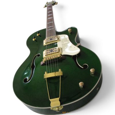 Custom Sovereign G6136I Bono Irish Falcon Goal Is Soul Evergreen Fhole Guitar - Image 3