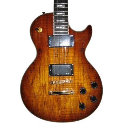 Custom Crown Natural Burst Deadwood Burl Top Electric Guitar