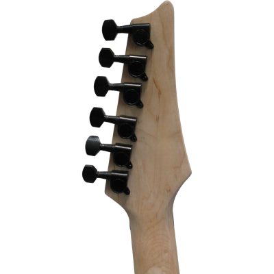 Custom Axis PGMM31 Paul Gilbert Floyd Rose Tremolo Black Fholes Electric Guitar Maple - Image 7