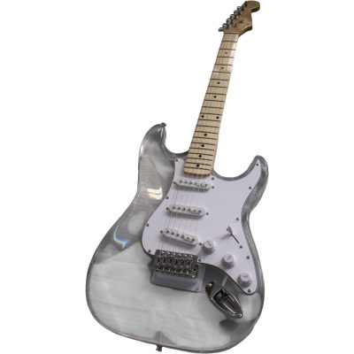 Custom Regent Plexiglass Acrylic Lucite Integrated LED Illumination Guitar - Image 6