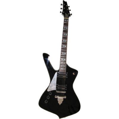 Custom Axis Iceman PS10 Wiki Fandom Black Finish Paul Stanley Guitar Left Handed - Image 3