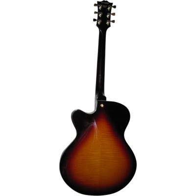 Custom Crown Kalamazoo Howard Midtown Vintage Sunburst Fhole Electric Guitar - Image 6