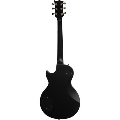 Custom Obsidian Deluxe EC1000 Satin Black Eclipse Finish Electric Guitar - Image 7