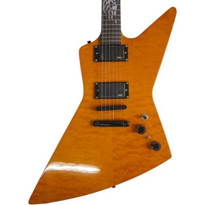 Custom Garnet James Hetfield Sun Inlay Quilted Maple Top 6 String Electric Guitar