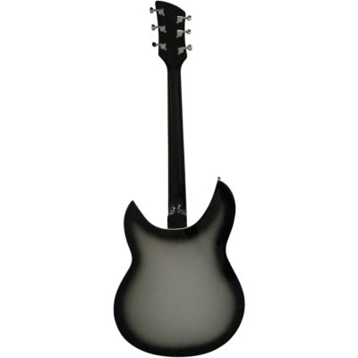 Custom Nova Slash Soundhole Silverburst 360 6 String Guitar - Image 6