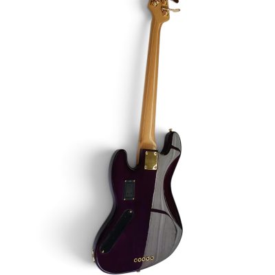 Custom Regent Tobacco Sunburst Burl Maple Top Marcus Miller 5 String Bass - Image 6