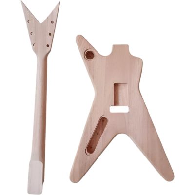 Custom Tempest Dimebag DIY Unfinished Guitar Kit 2 Pickups Floyd Rose Tremolo - Image 6