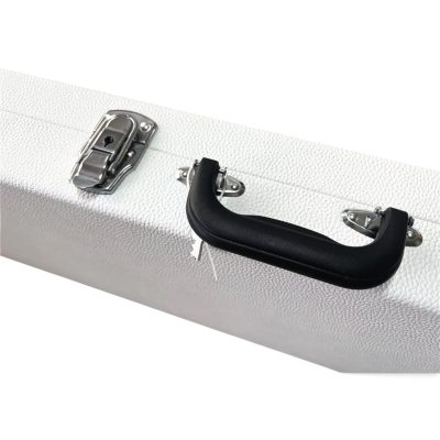Custom White Tweed With Black Trim Guitar Hard Case - Image 10