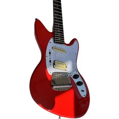 Custom Regent Fiesta Red Jaguar Kurt Cobain Finish Electric Guitar