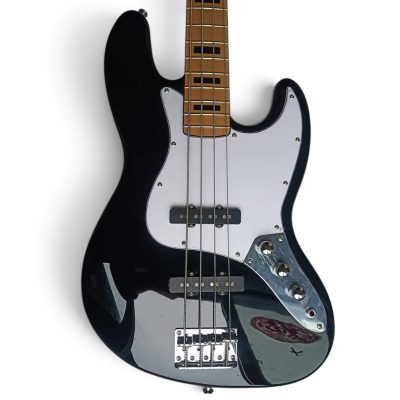 Custom Regent Black Geddy Lee 4 String Jazz Bass