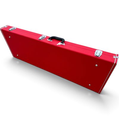 Custom Red Guitar Hard Case - Image 4