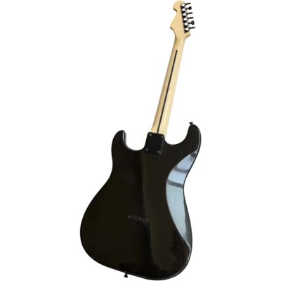 Custom Aurelius Gloss Black Sean Long Red Pickguard Electric Guitar - Image 4