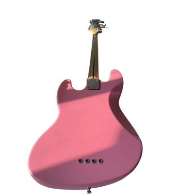 Custom Regent Surf Pink Skully Mark Hoppus 4 String Jazz Bass - Image 6