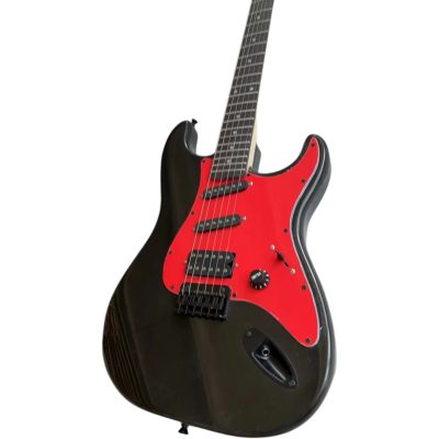 Custom Aurelius Gloss Black Sean Long Red Pickguard Electric Guitar