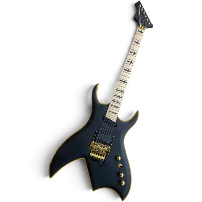 Custom Norturne Dave Mustaine Black Finish Cross Inlays Electric Guitar Floyd Rose Tremolo - Image 6