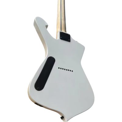 Custom Axis Iceman White Finish 8 String Guitar - Image 4