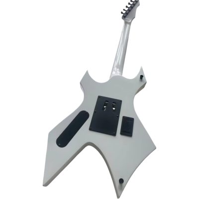Custom Norturne Warlock Metal Pearl White Electric Guitar Floyd Rose Tremolo - Image 5