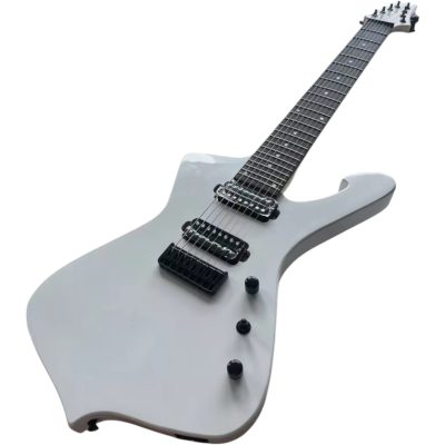 Custom Axis Iceman White Finish 8 String Guitar