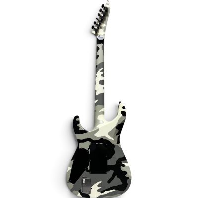 Custom Obsidian Jeff Hanneman Urban Camo Finish Electric Guitar E-II Hand Painted Floyd Rose Tremolo - Image 7