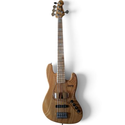 Custom Regent Natural Ash Wood 5 String Bass Marcus Miller Maple Fretboard - Image 6