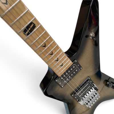 Custom Tempest Slime Burst Flying V Floyd Rose Tremolo Dimebag Darrell Guitar - Image 3