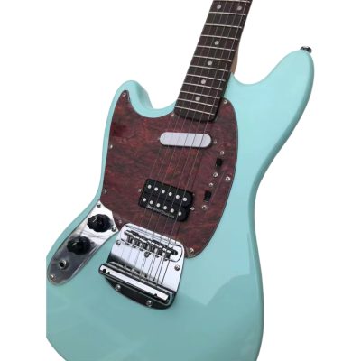 Custom Regent Sea Foam Green Jaguar Kurt Cobain Finish Electric Guitar Left Handed - Image 3