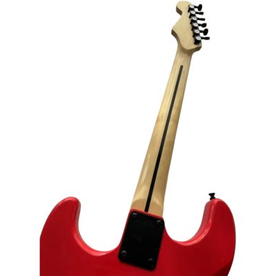 Custom Regent Red Black Pickguard Electric Guitar - Image 4