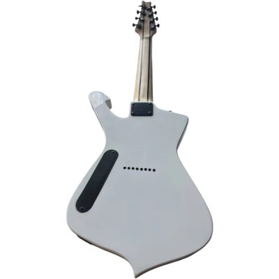Custom Axis Iceman White Finish 8 String Guitar - Image 5