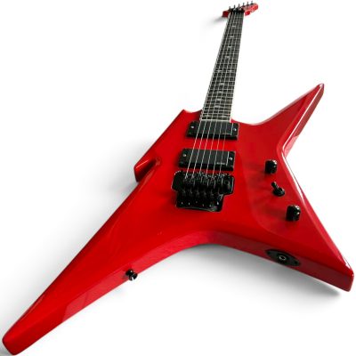 Custom Norturne Erik Ironbird Red Electric Guitar Floyd Rose Tremolo - Image 4