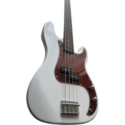 Custom Regent Olympic White 4 String Precision Bass - Image 3