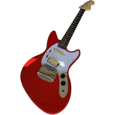 Custom Regent Fiesta Red Jaguar Kurt Cobain Finish Electric Guitar - Image 4