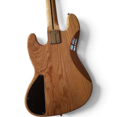 Custom Regent Natural Ash Wood 5 String Bass Marcus Miller Maple Fretboard - Image 4