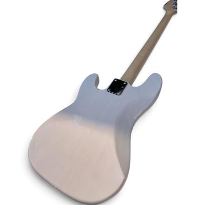 Custom Regent Chris Olympic White 4 String Precision Bass Multi Scale Fanned Frets - Image 5