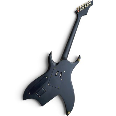 Custom Norturne Dave Mustaine Black Finish Cross Inlays Electric Guitar Floyd Rose Tremolo - Image 2