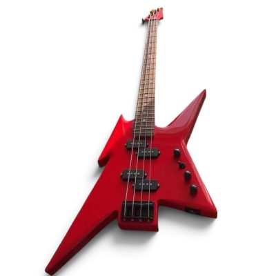 Custom Norturne David Ironbird MK1 Red 4 String Bass