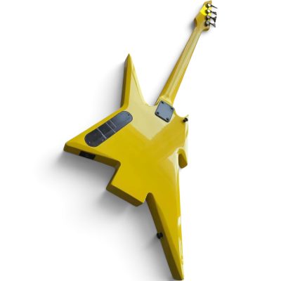 Custom Norturne David Ironbird MK1 Yellow 4 String Bass - Image 5