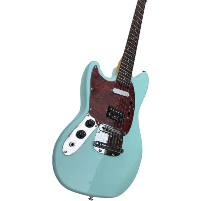Custom Regent Sea Foam Green Jaguar Kurt Cobain Finish Electric Guitar Left Handed - Image 2