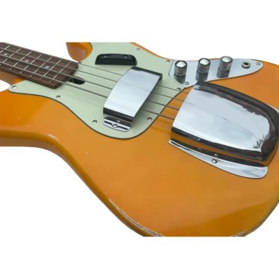 Custom Regent Relic Vintage Candy Tangerine Orange Jaco Pastorius 4 String Jazz Bass - Image 3
