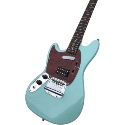 Custom Regent Sea Foam Green Jaguar Kurt Cobain Finish Electric Guitar Left Handed