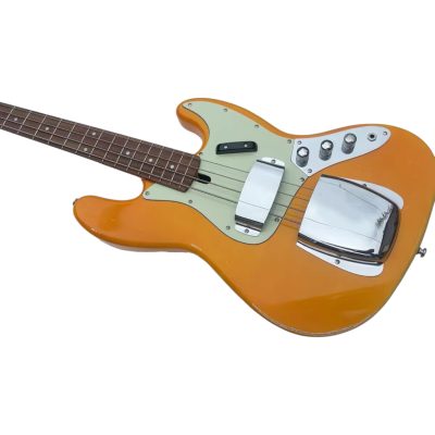 Custom Regent Relic Vintage Candy Tangerine Orange Jaco Pastorius 4 String Jazz Bass - Image 5