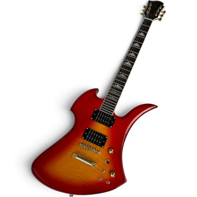 Custom Norturne Mockingbird Sunburst Flamed Maple Top Finish Legacy Electric Guitar
