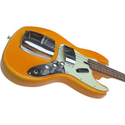 Custom Regent Relic Vintage Candy Tangerine Orange Jaco Pastorius 4 String Jazz Bass - Image 7