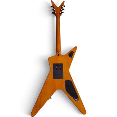 Custom Tempest Natural Dimebag Southern Cross ML Flying V Split Headstock Guitar Left Handed - Image 5