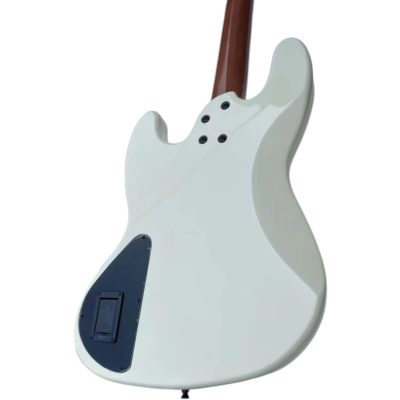 Custom Ironroot Combustion Cream Multi Scale Fanned Frets 4 String Bass 3 Pickups - Image 4