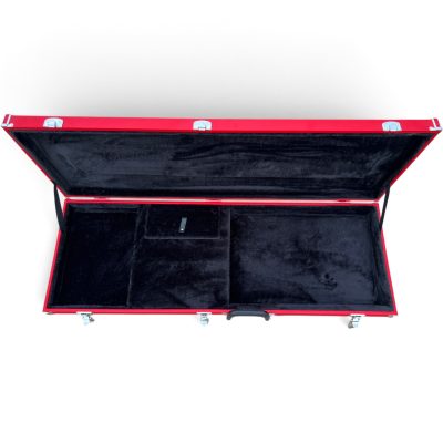 Custom Red Guitar Hard Case - Image 5